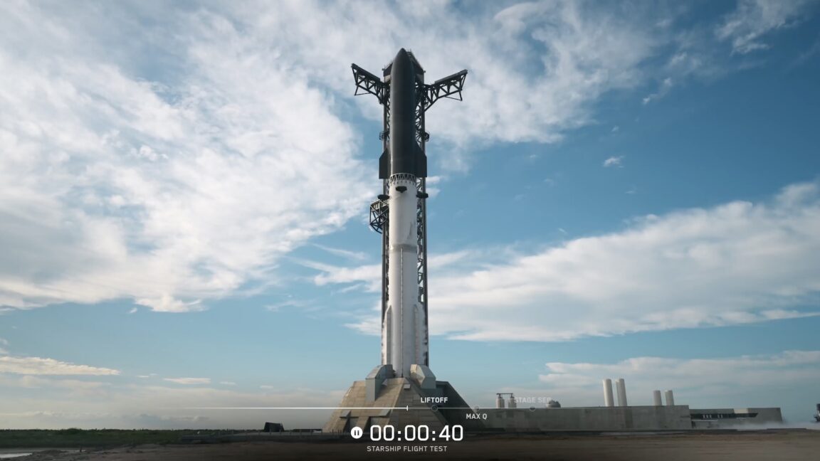 Ground system issue scrubs first launch of SpaceX's Starship V3 rocket