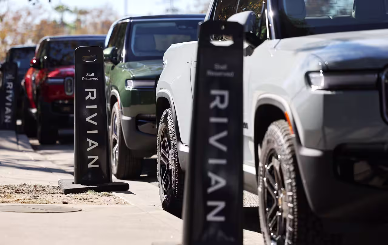Rivian’s stock sale triggers worst rout for the shares in nearly two years