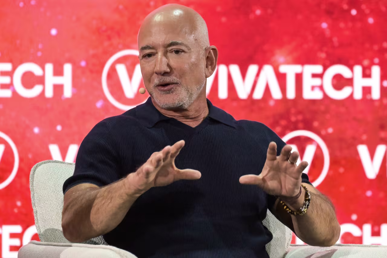 Bezos says the only thing holding back orbital data centers is cost, not science, as he says AI will create jobs