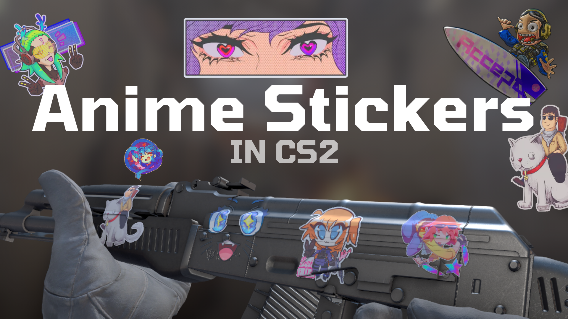 All CS2 Anime Stickers in 2026