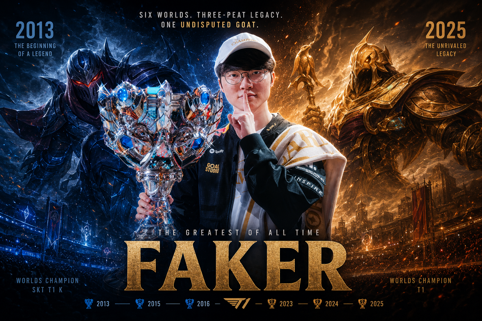 Why is Faker considered the GOAT of League of Legends?