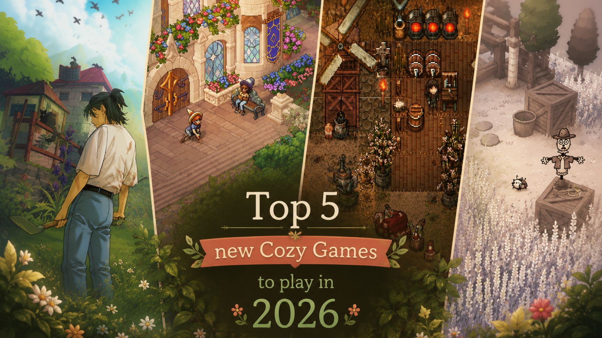 Top 5 new Cozy Games to play in 2026