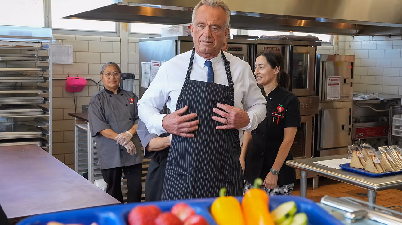 RFK Jr.'s ‘Real Food Show’ Flips the Food Pyramid With His Brand of ‘Healthy’ Cooking