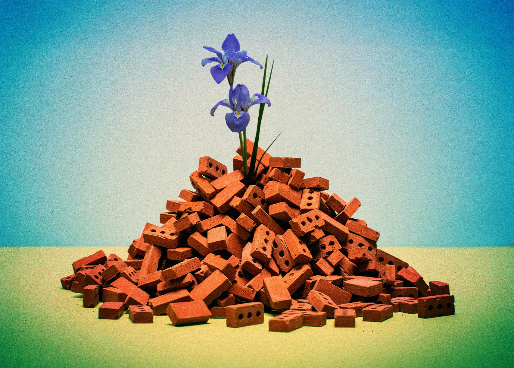 Gaza Is Rebuilding With Lego-Like Bricks Made From Rubble