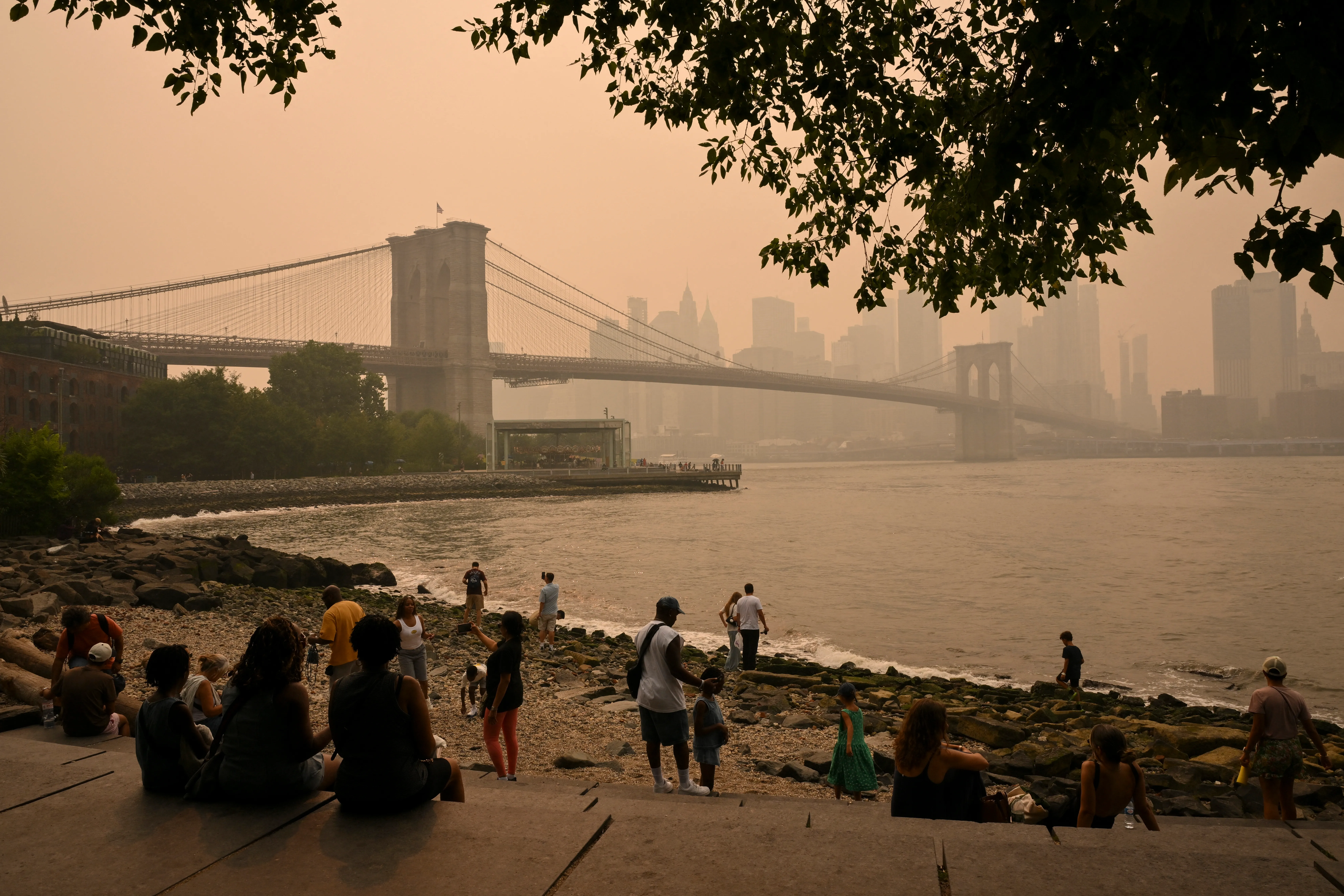 What Cities From Chicago to Washington, DC, Look Like Under a Blanket of Wildfire Smoke