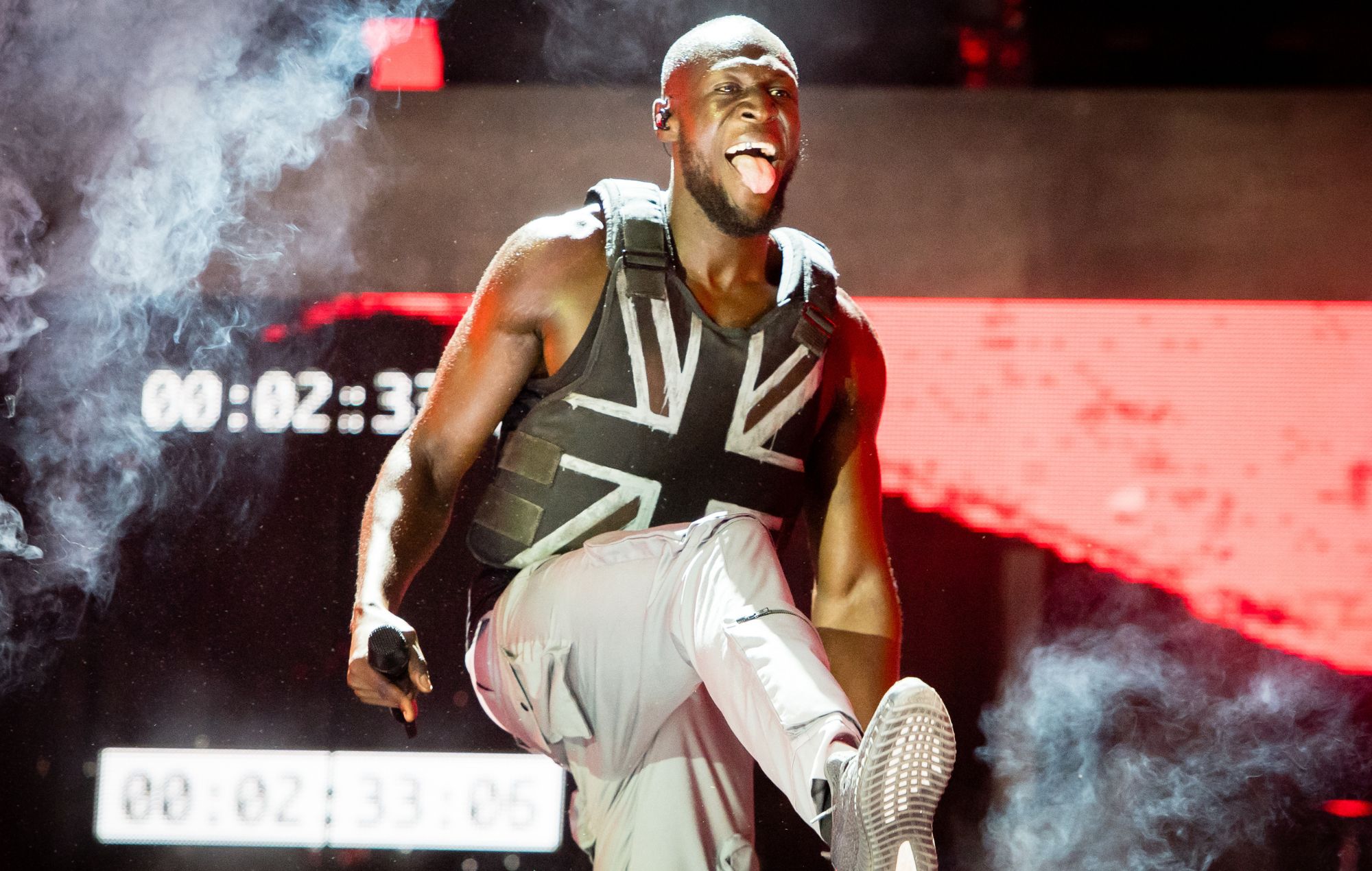 Stormzy&#8217;s Banksy-designed Glastonbury stab-proof vest goes on display in landmark exhibition of Black British music at London&#8217;s new V&#038;A East