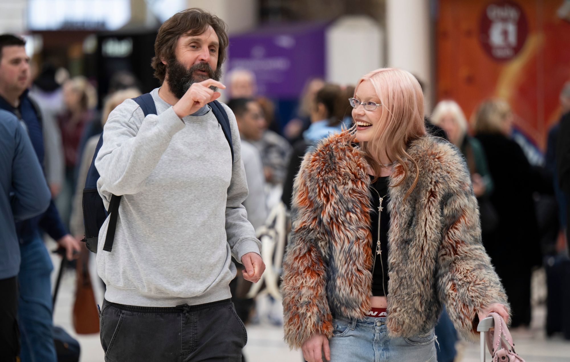 Watch Wet Leg&#8217;s Rhian Teasdale travel to Isle Of Wight with Joe Wilkinson for &#8216;Train-ing It’