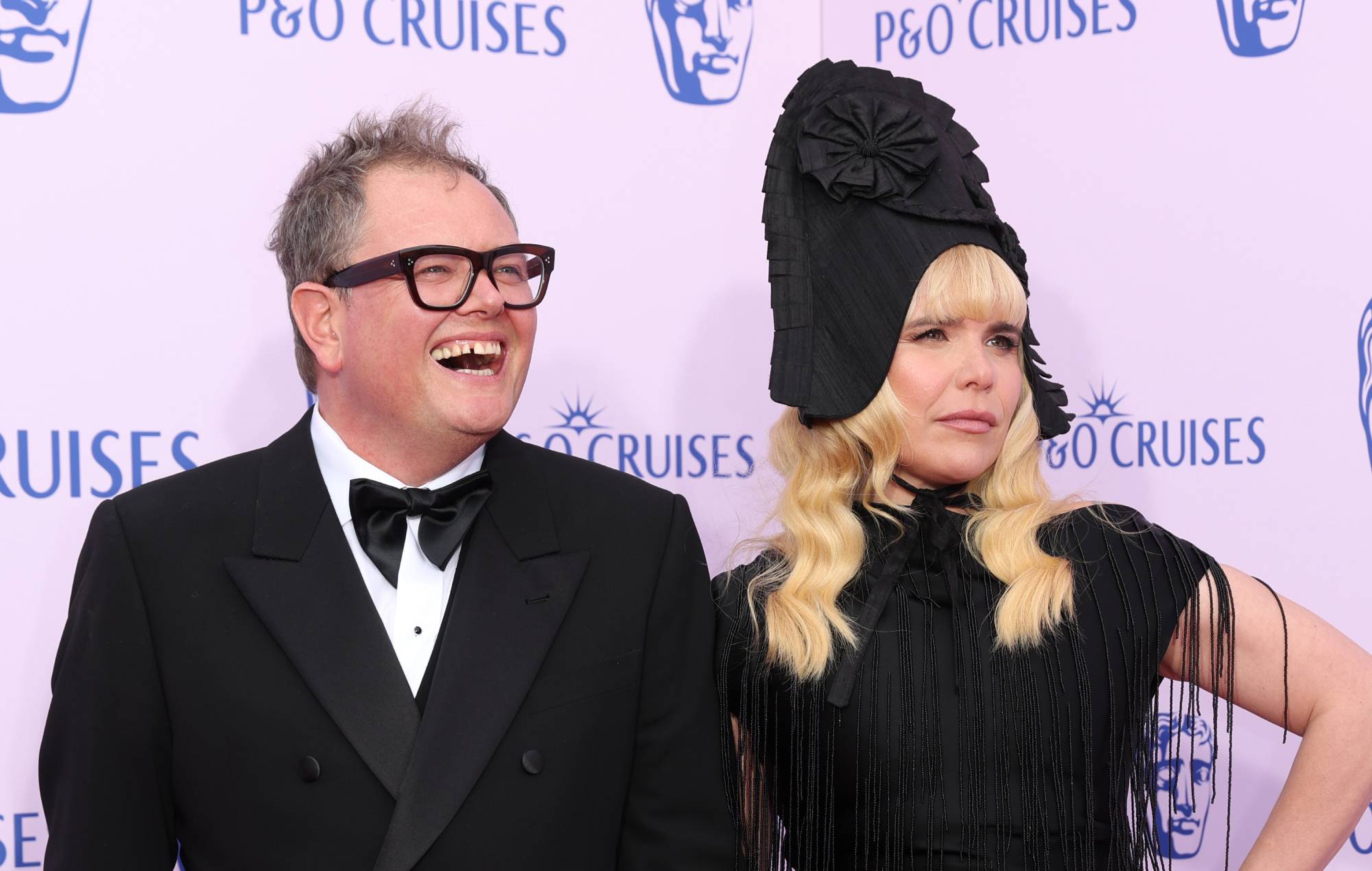 Alan Carr and Paloma Faith make up at BAFTAs following &#8216;Celebrity Traitors&#8217; &#8216;murder&#8217;
