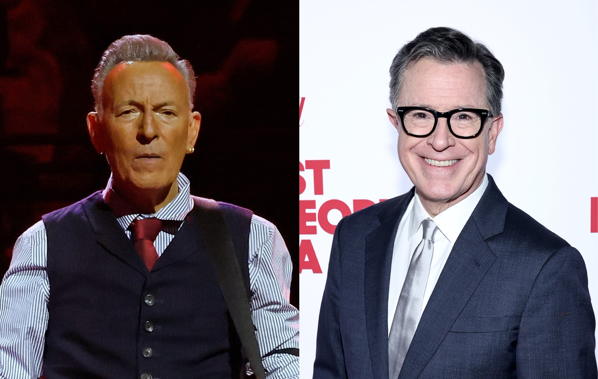 Bruce Springsteen hails Stephen Colbert as &#8220;the first guy in America who lost his show because we got a president who can&#8217;t take a joke&#8221;