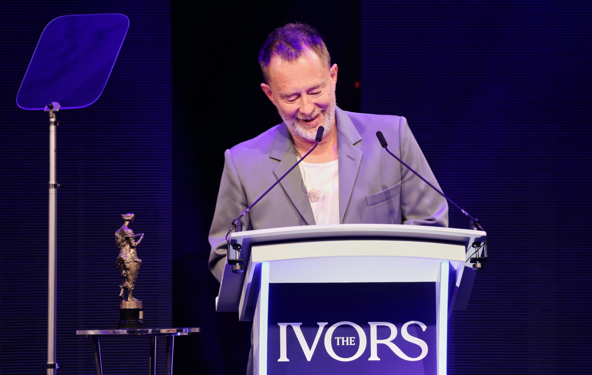 Watch Thom Yorke debut new song &#8216;Space Walk&#8217; and check out his full speech calling for better artist treatment from industry at Ivor Novellos 2026