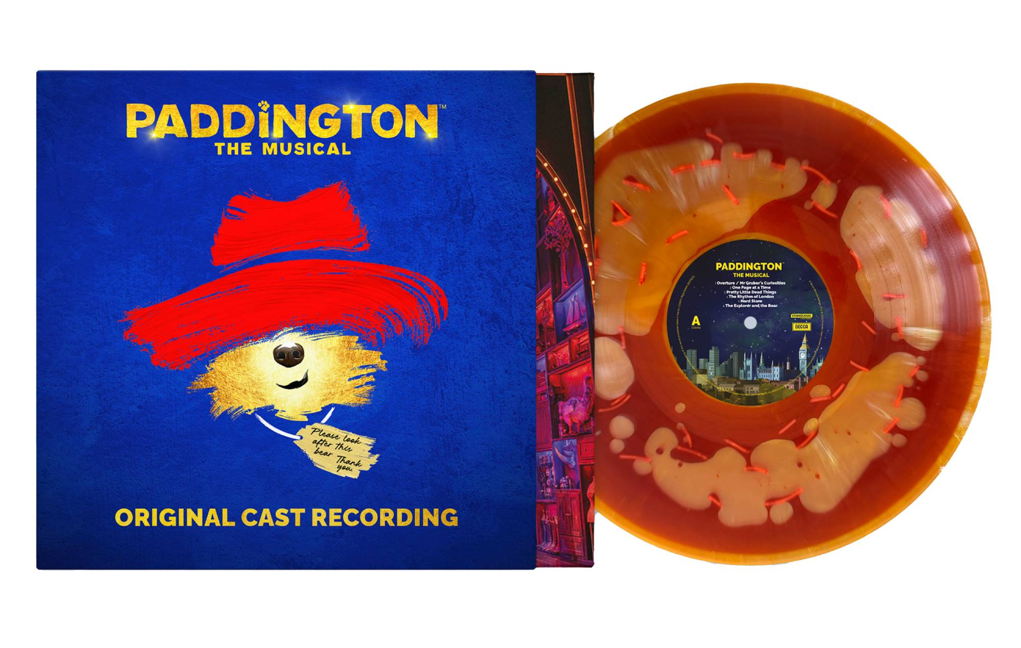 From the makers of the &#8216;Saltburn&#8217; &#8220;cloudy bathwater&#8221; record, a &#8216;marmalade-filled&#8217; vinyl is being released for &#8216;Paddington: The Musical&#8217; soundtrack