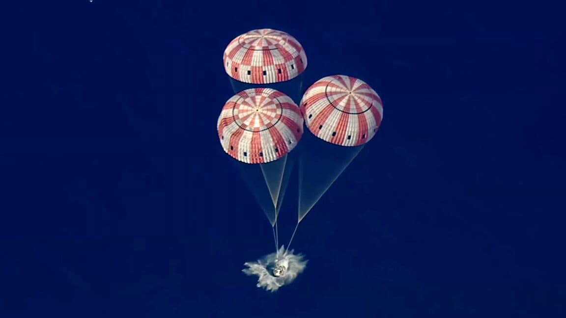 Four astronauts are back home after a daring ride around the Moon