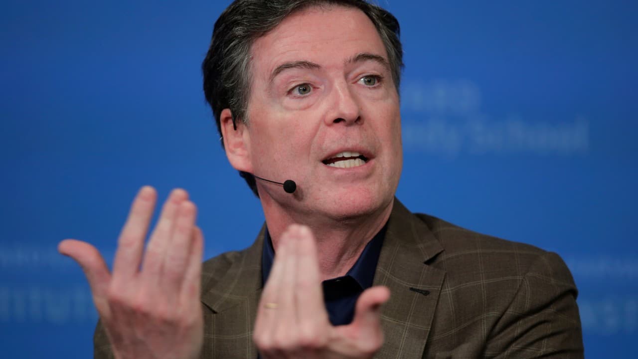 Ex-FBI director James Comey indicted again, this time over anti-Trump post