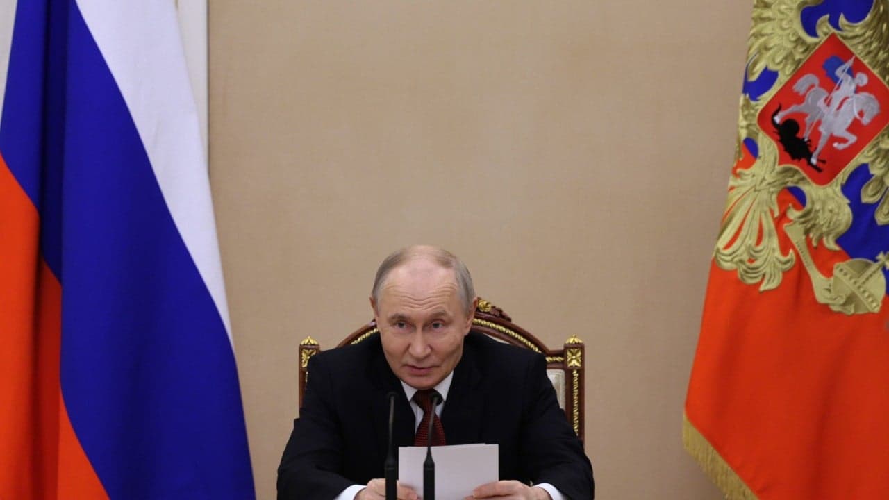Ukraine drone assault ignites Russian oil refinery as Putin recognises ‘difficult period’