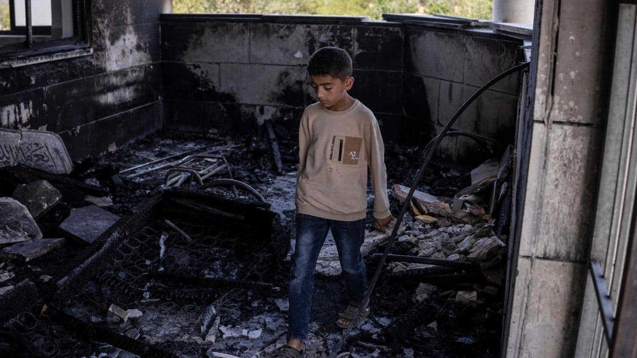 Israeli settlers set fire to West Bank mosques, graffiti and arson reported