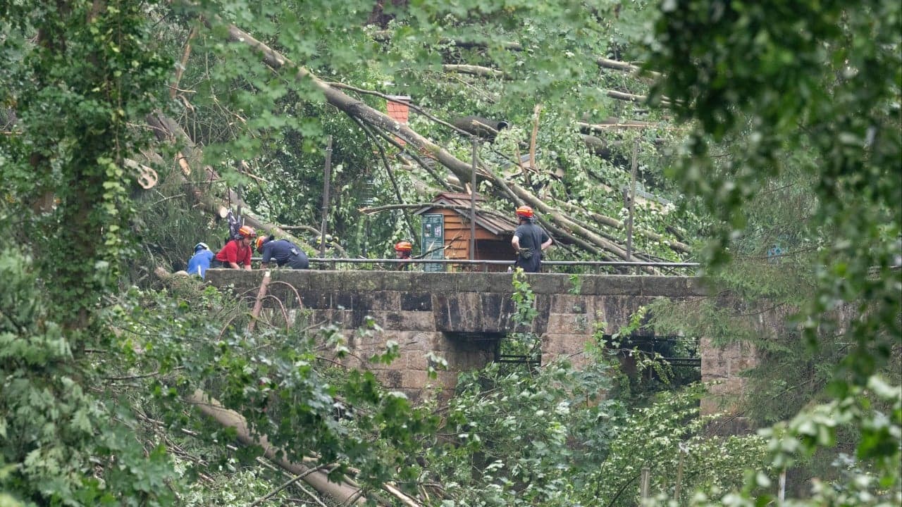 Germany storm leaves 1 dead, 3 seriously injured