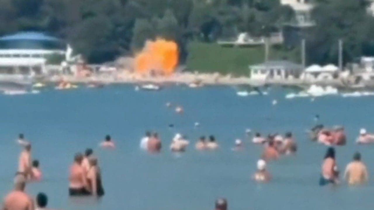 Russia says Ukrainian drone attack kills 7 at Black Sea resort beach