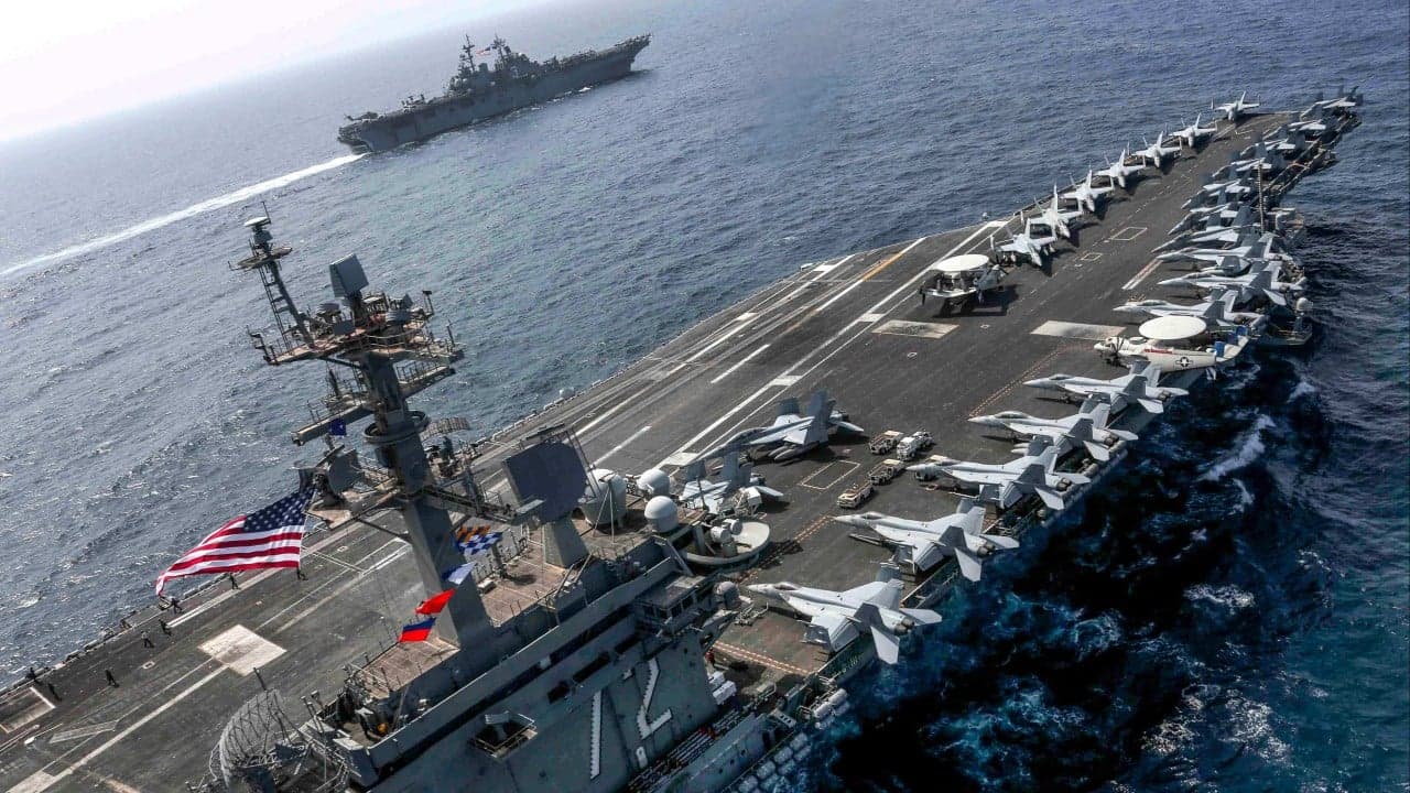 Iran war: Trump dismisses concerns over conditions on USS Abraham Lincoln aircraft carrier