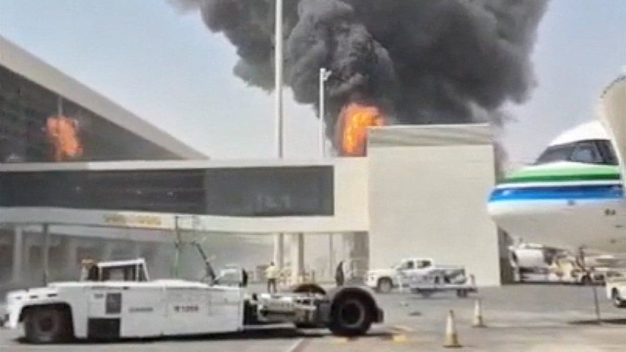 Saudi Arabia’s main airport hit by new Houthi strike day after deadly attack kills 12