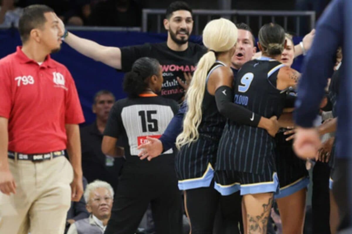 “Thx Sophie Cunningham for Kickstarting This”: UFC & Boxing World React as Enes Kanter Ejected From WNBA Game After Natasha Cloud Confrontation