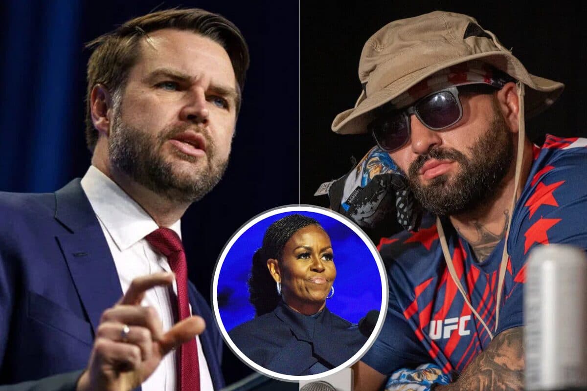 JD Vance Underplays Public Outrage Over Josh Hokit’s Michelle Obama Comment at UFC White House