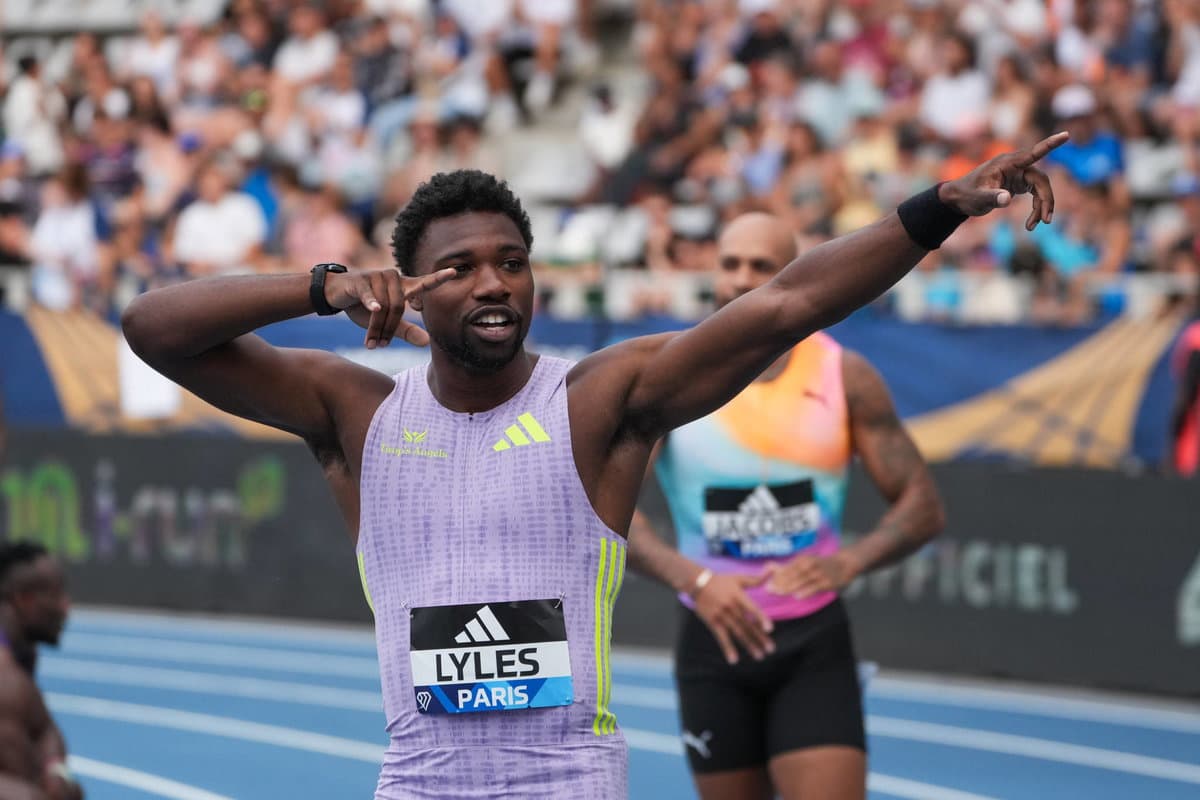 Noah Lyles Shares Heartwarming Fanboy Moment With American Sprinting Legend
