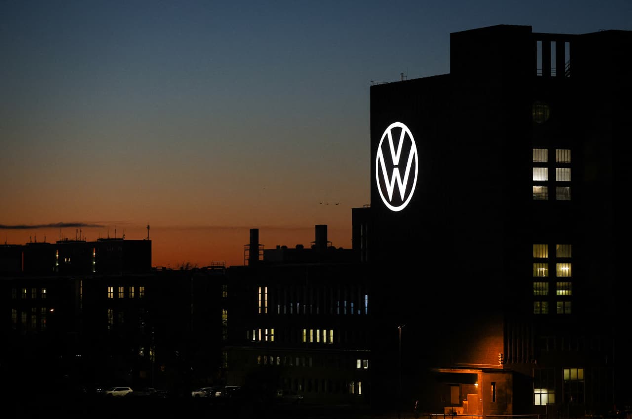 Volkswagen’s stock is close to hitting a 15-year low