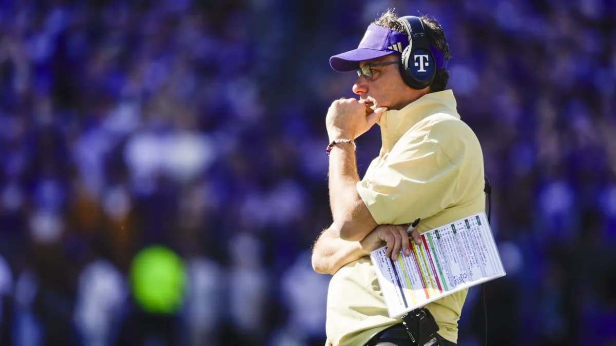 Washington's Jedd Fisch ready to take next step toward CFP berth in 2026