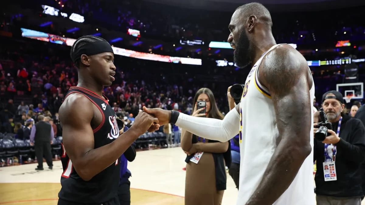 VJ Edgecombe is ready to learn from LeBron James and Jaylen Brown in the 2026-27 season