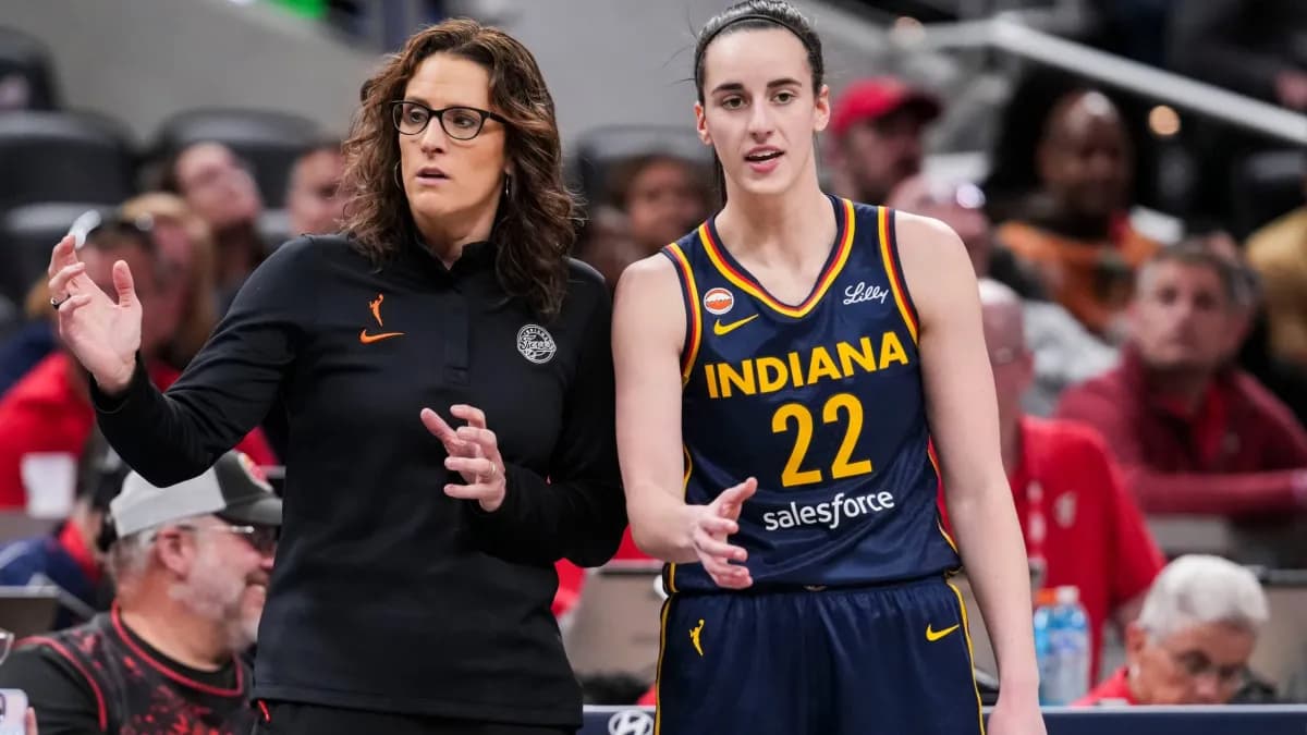 Fever coach Stephanie White calls out 'absolutely unacceptable' officiating after 'cheap shots' on Caitlin Clark