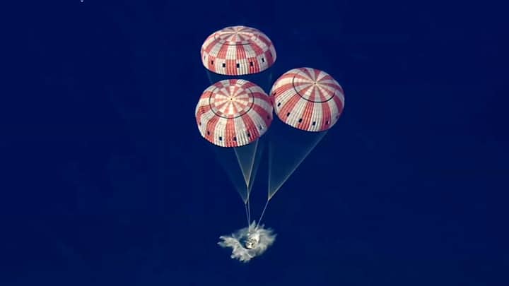 Four astronauts are back home after a daring ride around the Moon