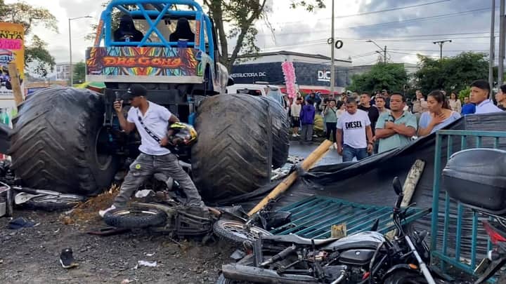 Birthday girl, 10, among 3 dead in Colombia monster truck crash