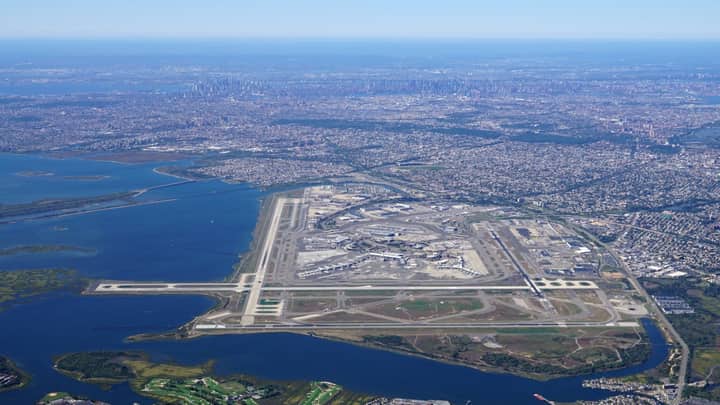 Passenger jet reports striking drone approaching JFK airport to land