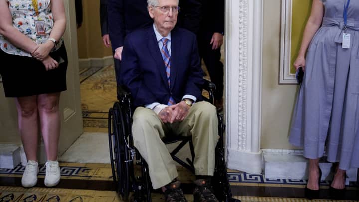 McConnell breaks silence on his health, says a fall led to hospitalisation