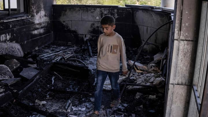 Israeli settlers set fire to West Bank mosques, graffiti and arson reported