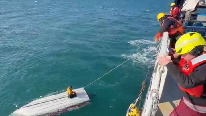 US boy, 15, rescued after clinging to capsized boat for days in Alaska’s Bering Sea