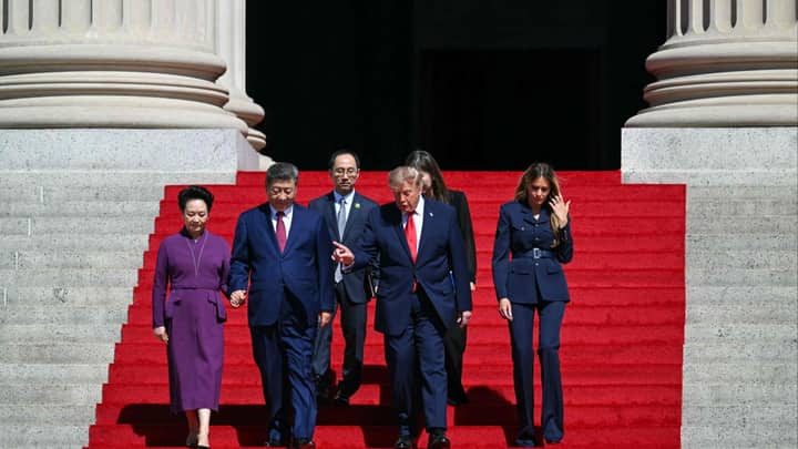 What Donald Trump and Xi Jinping revealed in the body language with their wives