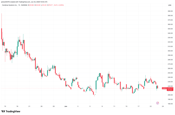 AI chipmaker Cerebras down 11% after first public earnings report