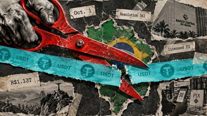 Brazil blocks stablecoins from key cross-border payment rail as $1.1 trillion market faces new limits