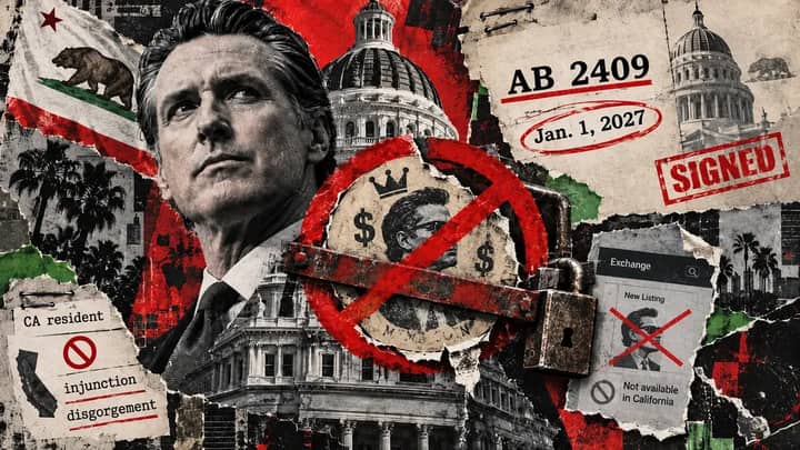 California signs into law restrictions banning public officers from issuing crypto meme coins