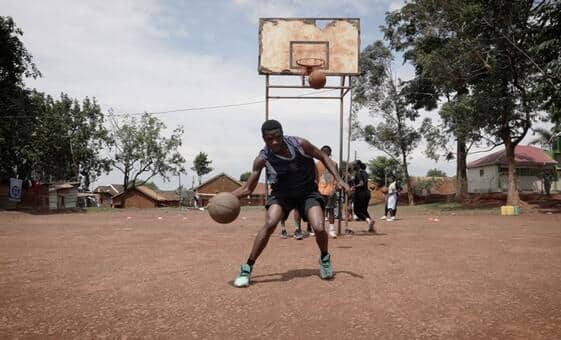 For one young refugee in Uganda, basketball is more than a game