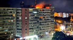Russian drone crashes into apartment building in Romania