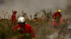 Firefighters battle wildfire as tens of thousands evacuated near Bordeaux