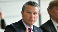 Hegseth attacks Europe over migration with beach 'invasion' D-Day speech