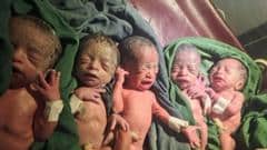 Ethiopian woman's joy at rare quintuplets after 12 years trying for a baby