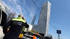 Ukrainian drone hits upmarket Moscow high-rise ahead of Victory Day celebrations