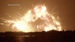 Exploding rocket casts doubts over Nasa's Moon plans