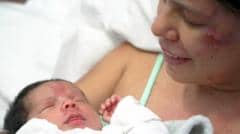 Mum rescued from Venezuela rubble with newborn baby tells BBC how he helped her survive