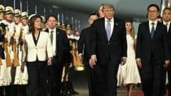 Trade, Iran and Taiwan on the agenda as Trump arrives in China for high-stakes talks with Xi 