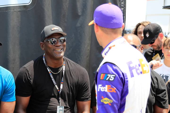Michael Jordan Laughs at Denny Hamlin’s Expense After Miserable Last-Minute Loss